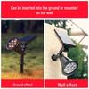 Solar-Powered Rainproof Outdoor Spotlight for Gardens and Lawns