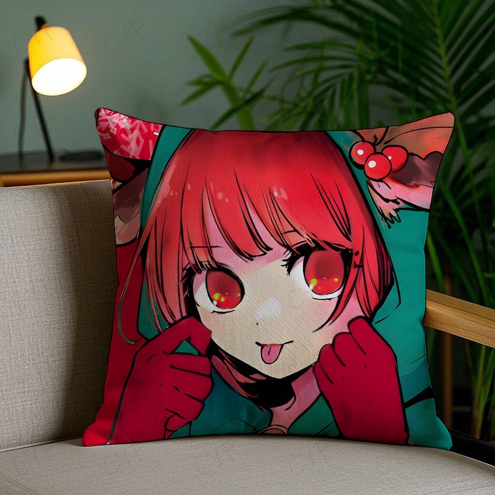 Oshi No Ko K-Kana Arima Anime Pillow Case Safe Custom Photo Pillow, Anti-fade Brushed Fleece Cushion, Maternal & Infant Safe.