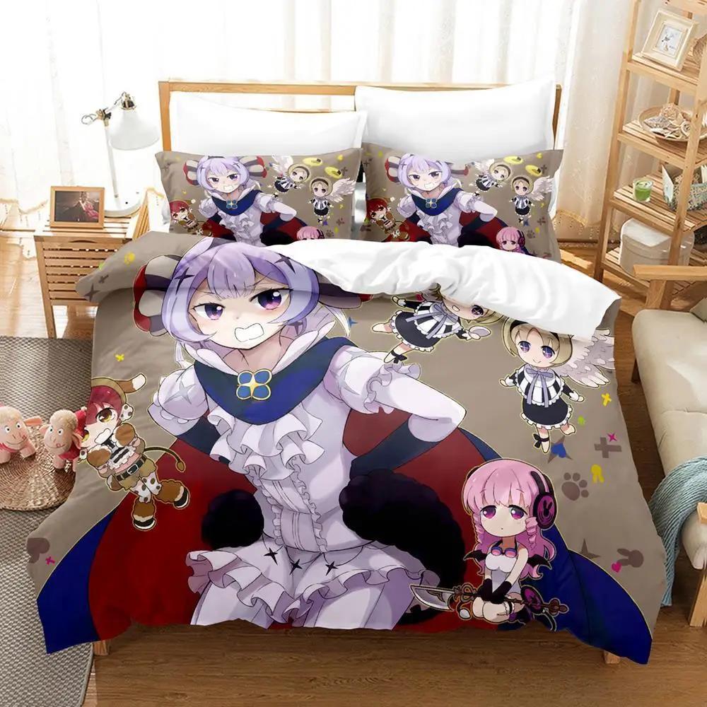 New Anime Magical Girl Raising Project Bedding Set Single Twin Full Queen King Size Bed Set Adult Kid Bedroom Duvet Cover Sets