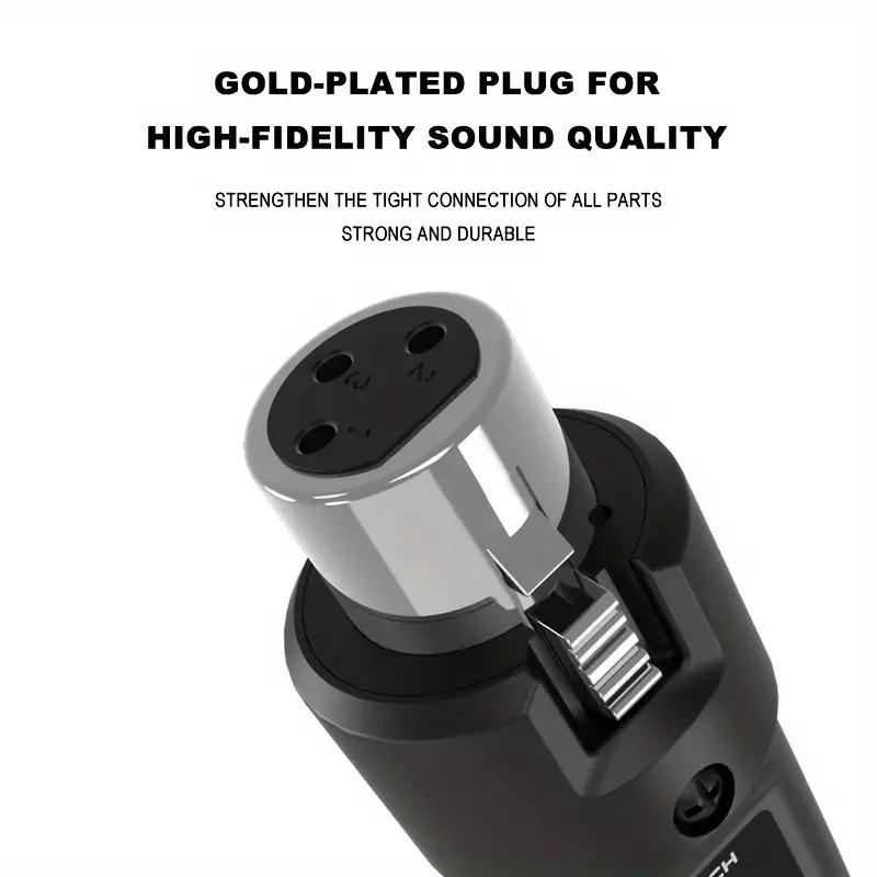Wireless Microphone Transmitter Receiver System Xlr Adapter System For Dynamic Microphone Guitar Audio Mixer Pa System