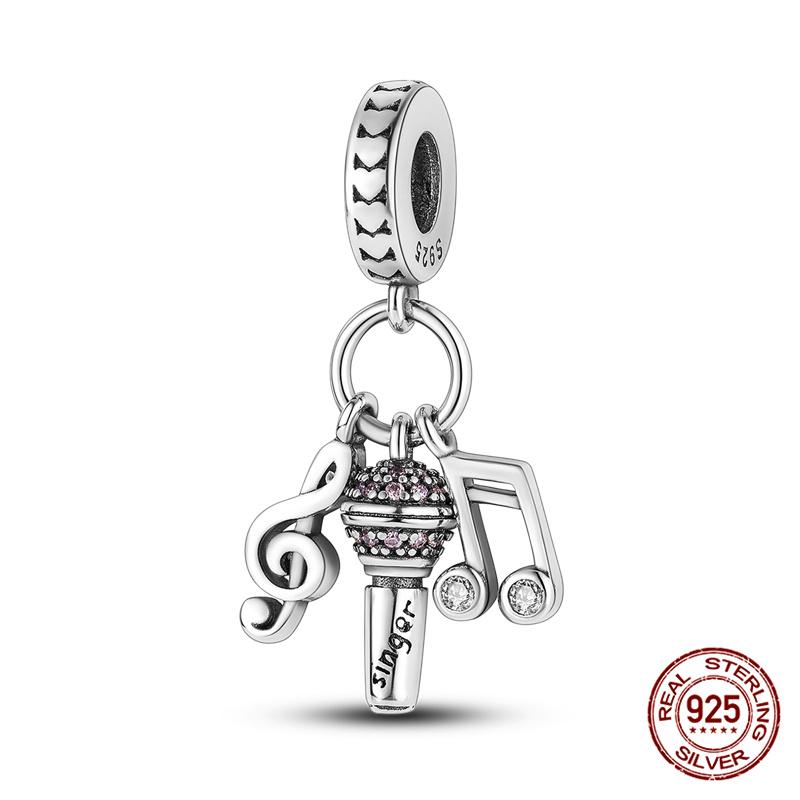 100 Copper Bluetooth Headset Charm Bead Charms Beaded Compatible With Authentic Bracelets Do It Yourself Jewellery Making Women Gifts
