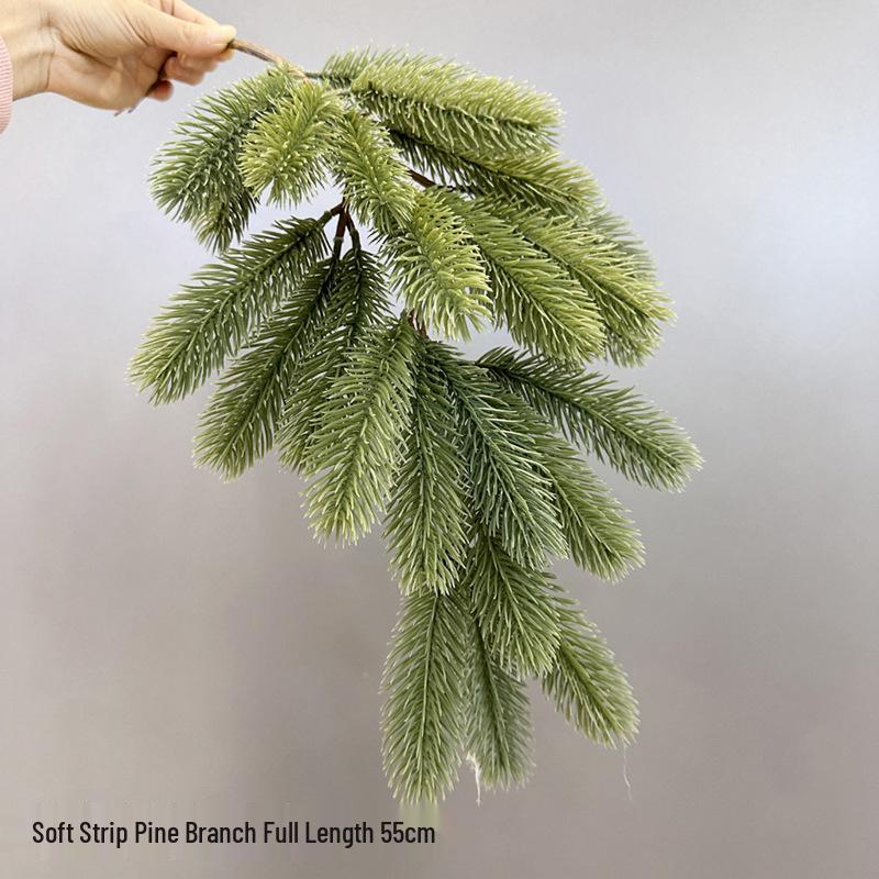 Искусственная хвоя - Мягкая зеленая рождественская декорация
