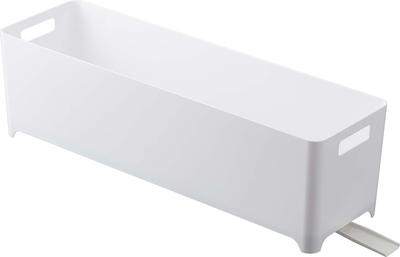 Yamazaki Slim Dish Drainer, Long, White, W55.5 X D16.4 X H16cm, Tower Dish Drainer, 4314