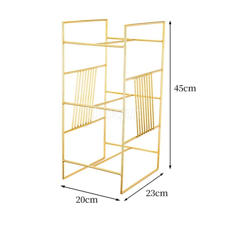 show exhibition Gold Shiny Cake rack sushi Snack Stand ceramic Plate Buffet Banquet Decor Wedding dessert table display holder