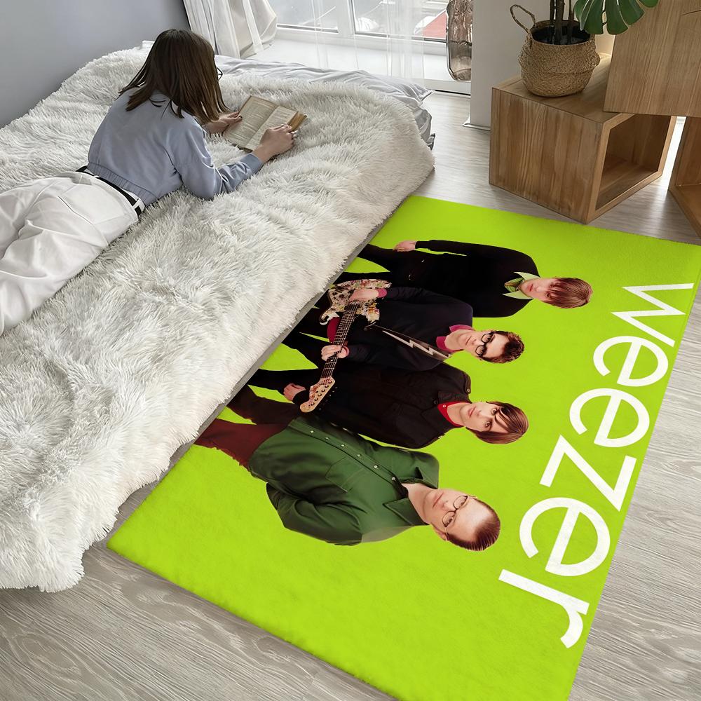 Rivers Cuomo Floor Mat Soft Thickened Absorbent Non-Slip Bedroom Living Room Door Mat Home Decor Flannel Rugs