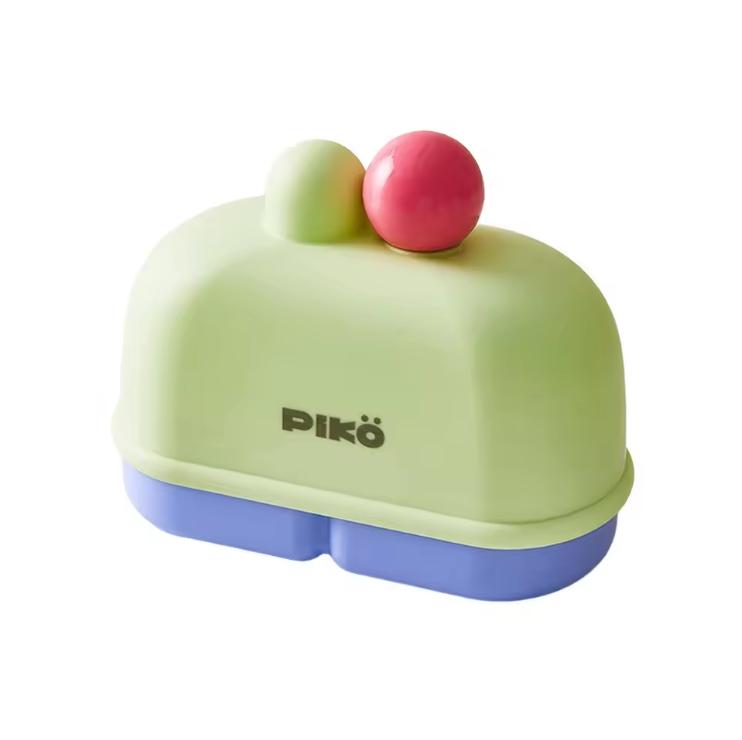 Portable Travel  Cake-shaped Soap Tray Bathroom Decor Accessory Soap Container for Travel Camping Leakproof for Gym for Bathroom