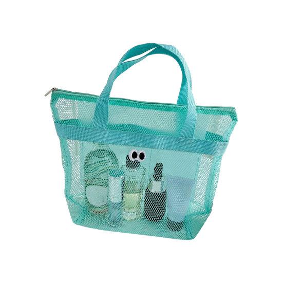 Summer Beach Tote Big Eyes Mesh Bag Sand-proof Waterproof Large Lightweight Travel Bag