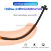 Male Hollow Urethral Catheter Urine Urethra Sounding Silicone Penis Plug Dildo Dilator Ejaculation Delay Sex Toys for Men Adults