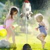 Children Rotate Flying Polishing Rounded Long Distance Outdoor Rocket Game Smooth Design Sprinkler Interaction Garden Toys