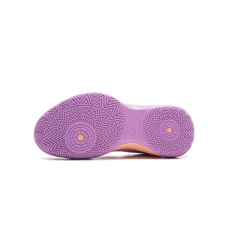 Li Ning Kids Basketball Wind Shadow 2.0 Simple Fashion Versatile Classic Basketball Shoes Kids Basketball Shoes Jasmine-Purple YKBV032-13