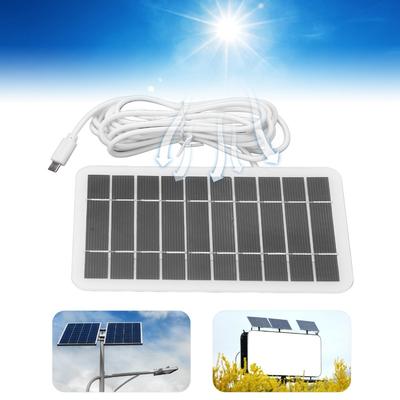 2W 5V Solar Panel Charger Portable Solar Panel Kit Durable Mini Solar Panel  Cell Phone Charging
