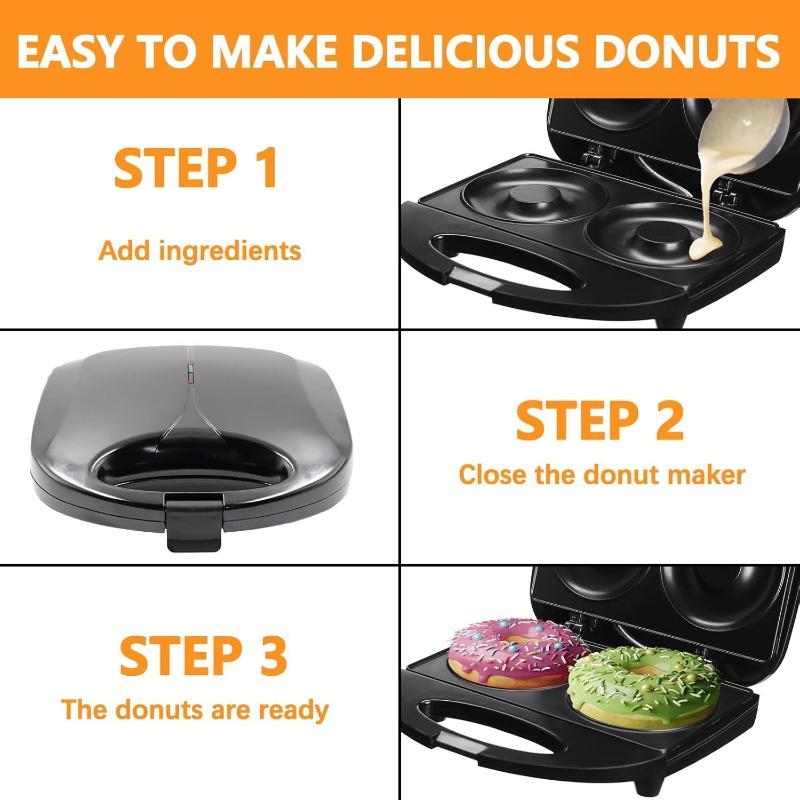 110V-220V Donut Machine 10cm Large Donut Maker Snack Snack Machine Kitchen Appliances Party Queuing Homemade Doughnut