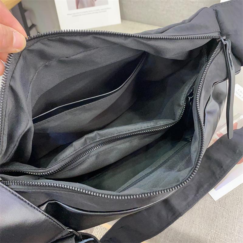 Nylon Cloth Bag, Women's Toast Bag, Large Capacity Bag, Crossbody Bag, Single Shoulder Class Commuting Bag, Hand-held Storage, Summer
