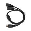 High Accuracy DIN 5 Pin Male to 2 DIN 5 Pin Female Cable  Electronic Instrument Interface