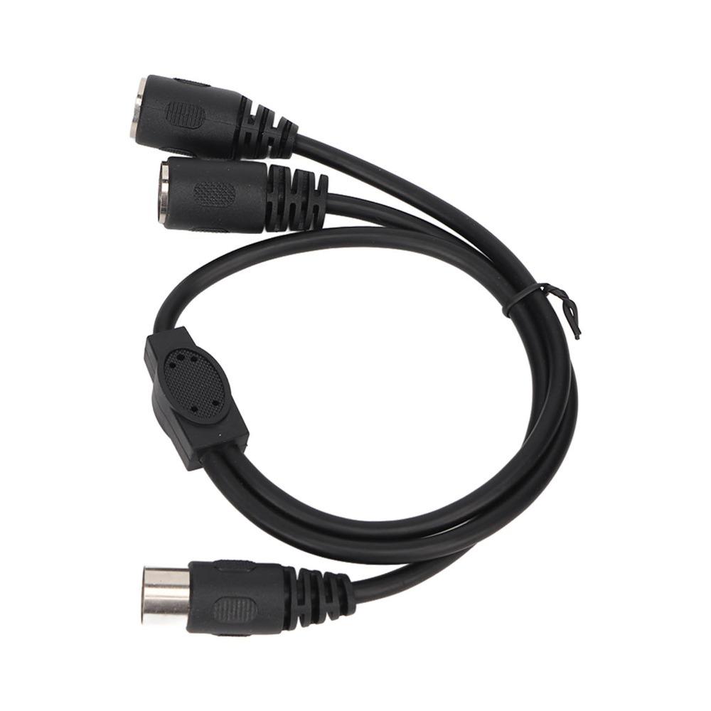 High Accuracy DIN 5 Pin Male to 2 DIN 5 Pin Female Cable Electronic Instrument Interface