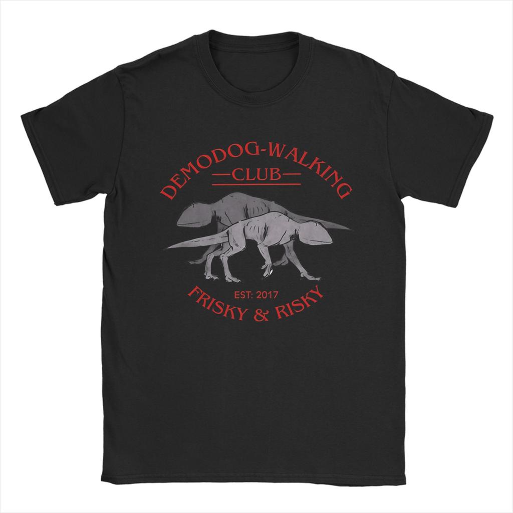 Adopt A Demodog Cute Retro 70s Monster TShirt Summer Harajuku TShirts Adult 100 Cotton O Neck Plus Size 5XL Top Tees Gift