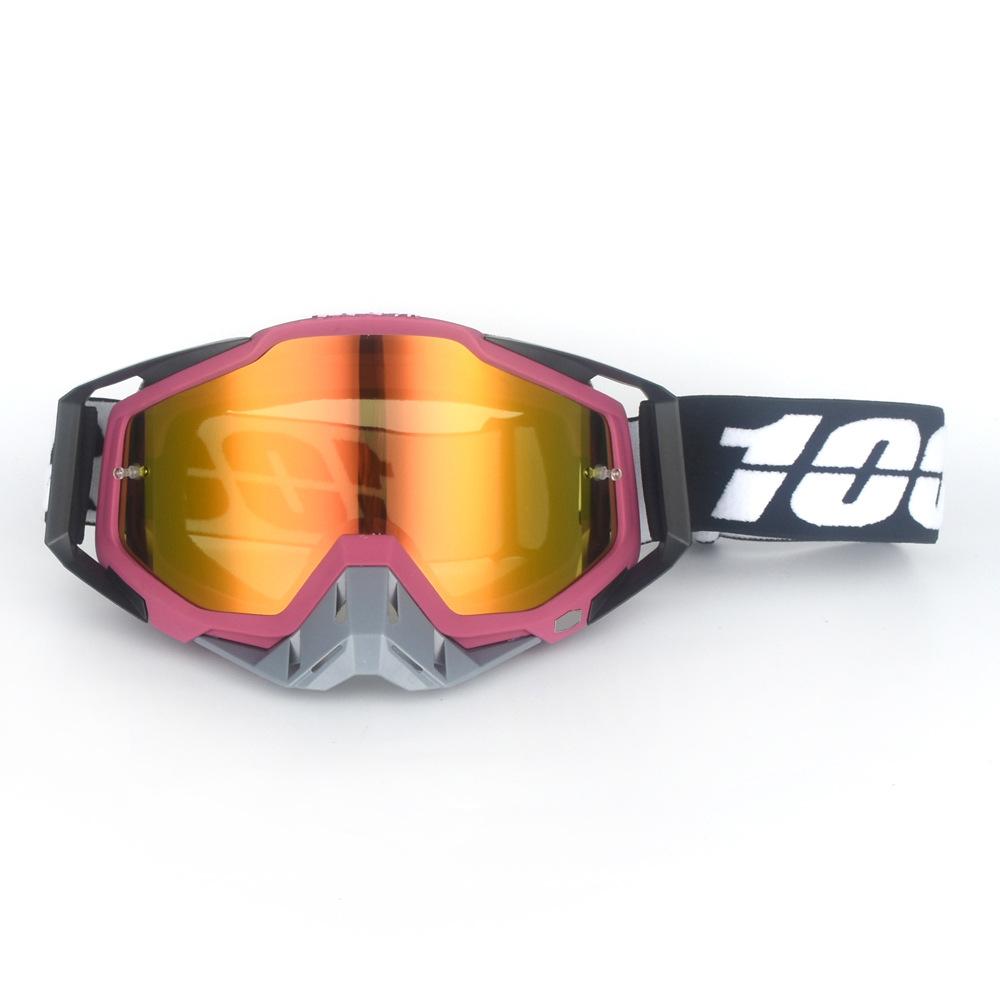 Motorcycle Goggles Color Off-road Helmet Goggles Windproof Sand Riding Glasses Ski Goggles