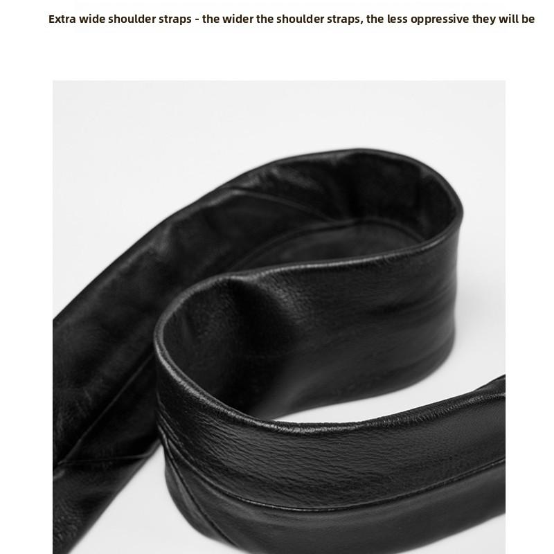 Niche First Layer Lambskin Croissant Bag Diagonal Span Lazy Feeling Croissant Bag Genuine Leather Single Shoulder Diagonal Span Dumpling Bag Female