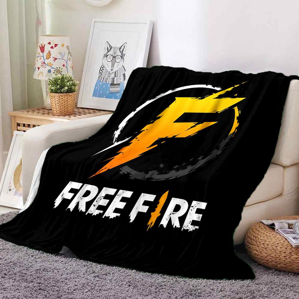 Free Fire Flannel Blanket, High quality Comfortable for All Seasons, Home Decor, Warmth and Comfort