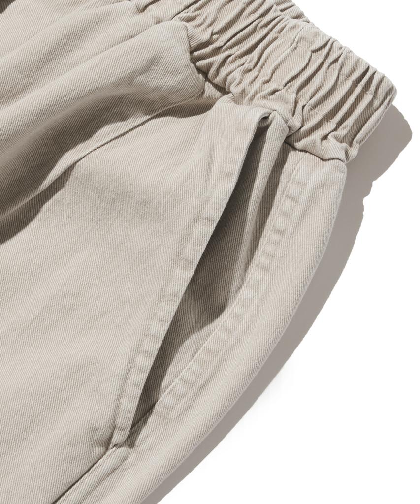 OTHERFITS Bio One-Pleat Wide Cotton Pants (Ivory)