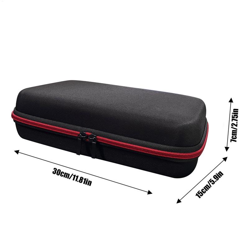 Portable EVA Wireless Microphone Storage Bag Carrying Case Compatible with Wireless Two Microphone System for Trip Camping
