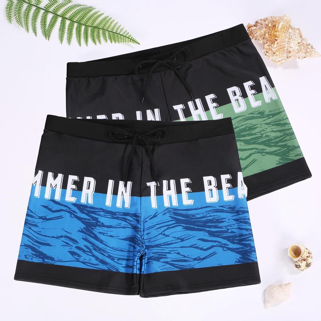 Men's Quick-Dry Anti-Embarrassment Swim Trunks: Plus Size Professional Beach Boxer Briefs