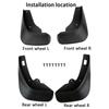For Ford/Focus 2 MK2 MK2.5 Saloon Sedan 2005-2011 4PCS Splash Guards Fender Car Mud Flaps Front Rear Mudguard Car Accessories