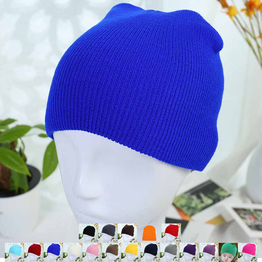 Newborn Baby Knitted Crochet Beanie Hat Boy Girl Winter Warm Kids Cap Toddler