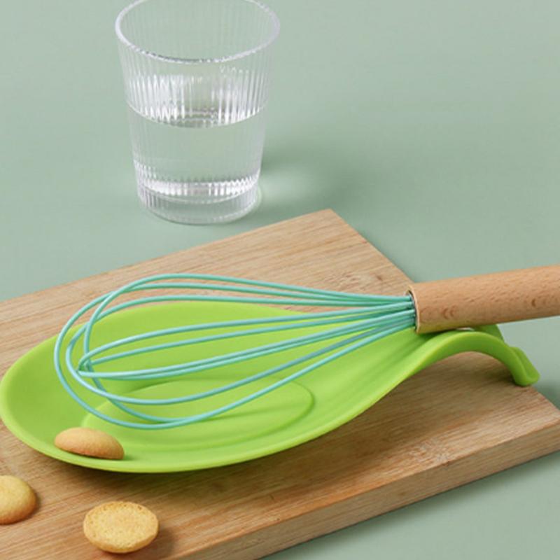 Ceramic Spoon Rest Large Utensil Holder Heat Resistant for Cooking Coffee Kitchen Non Slip Surface