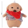 Funny Pendants Dipping Sauce Dog Stuffed Animal Puppy Plush Keychain Dog Plush Doll  Adult Children