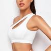 Women Sports Bra Push Up Fitness Bras One-shoulder Shockproof Yoga Bra Black White Yoga Running Bra Sexy Vest