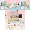Wooden Pretend Play Ice Cream Shop With Interactive Accessories For Kids And Toddlers