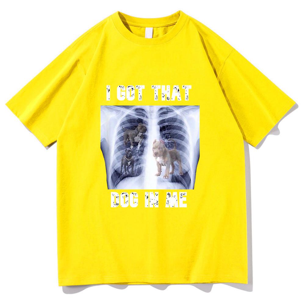 Ich habe diesen Hund in mir T-Shirt Mode Unisex Ästhetisch Lustig Französische Bulldogge T-Shirt Unisex Hohe Qualität Vintage Baumwolle T-Shirts