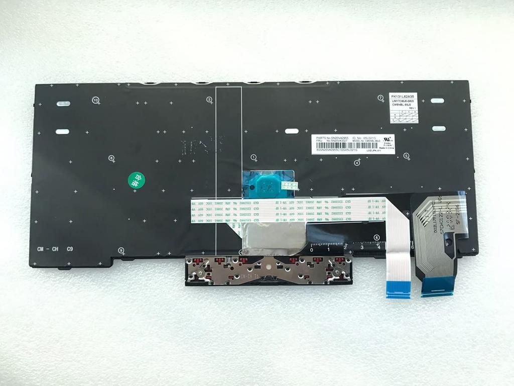 (Repair Replacement) Compatible with Lenovo Thinkpad X280, X390, X395, A285, Japanese Keyboard (Black)