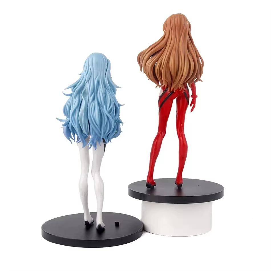 Hot Genesis Evangelion Anime Figure EVA Ayanami Rei Asuka Two-Dimensional Model Chassis Desktop Ornament Gift Doll Toys