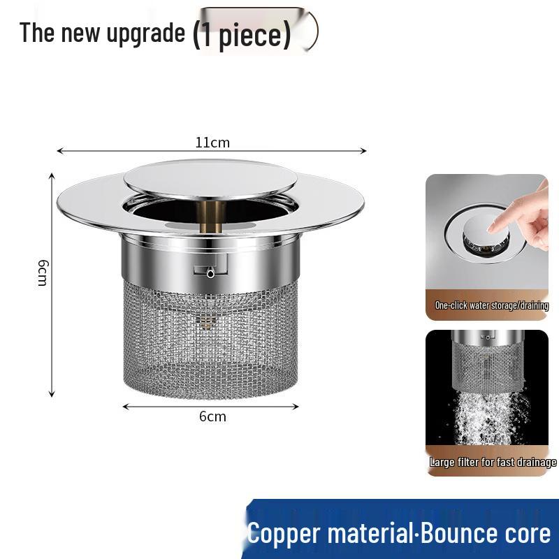 LISM Kitchen Sink Pop-up Filter Strainer