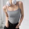 Damen Unterzieh-Weste Träger Ärmellos Slim Fit Unterzieh-Tops Einfarbig