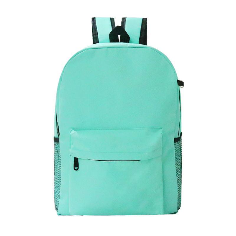 a customized teen backpack, a personalized multi-color student schoolbag, and a customized heat transfer heat transfer backpack.