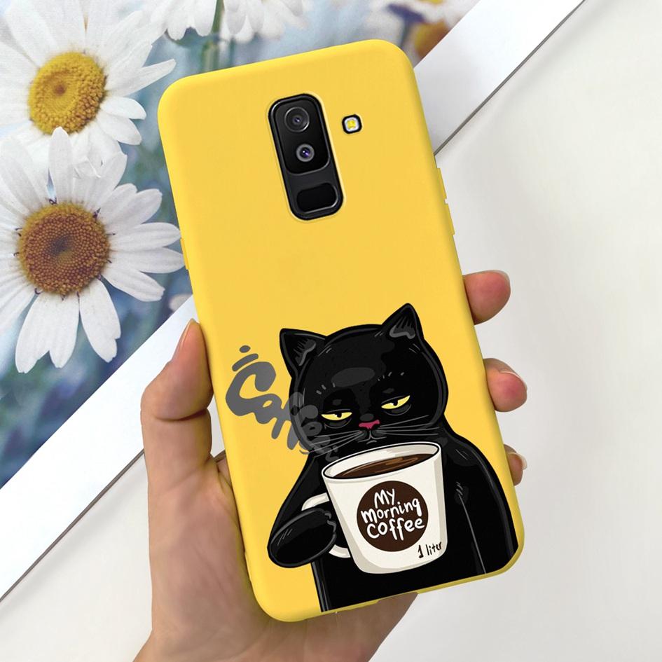 For Samsung Galaxy A6 Plus 2018 Case A605 SM-A605F Phone Cover Cute Astronaut Soft Silicone Funda For Samsung A6 2018 A600F Capa