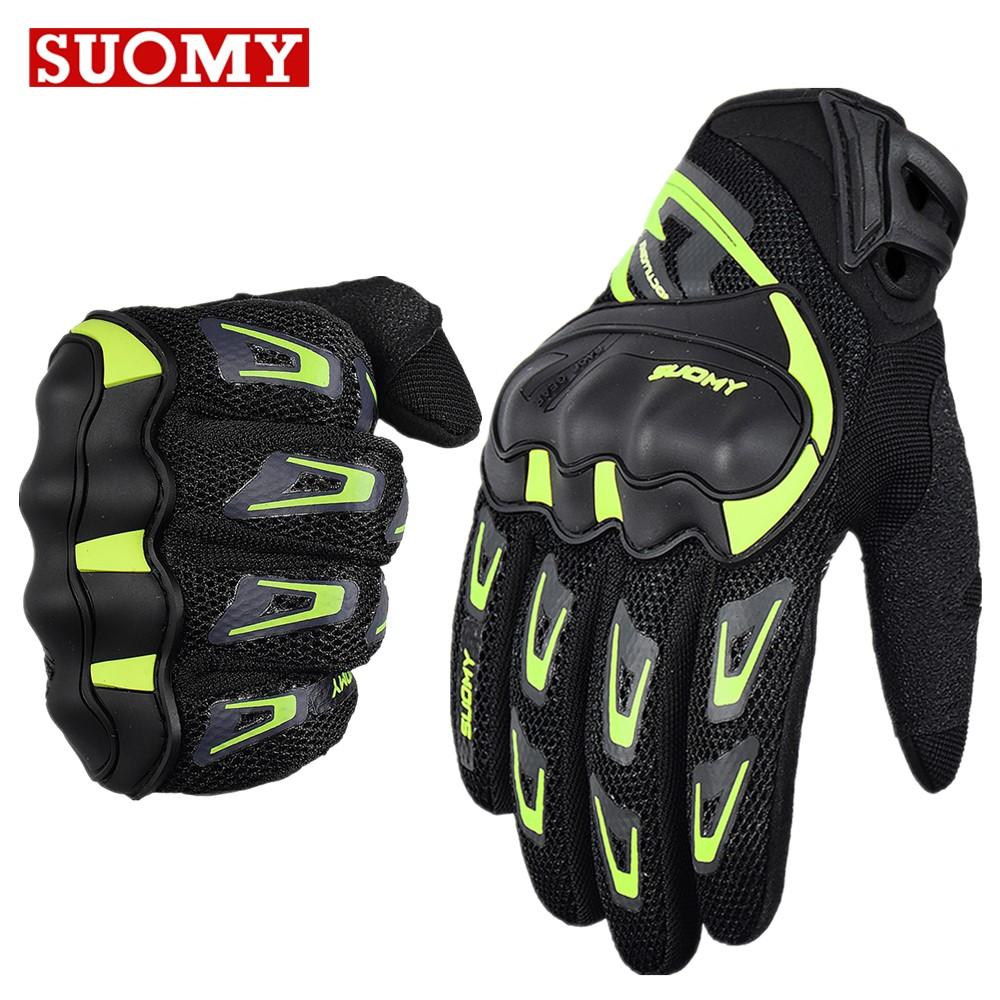 Suomy Motocyklové Rukavice Letní Pánské Dámské Rukavice na Motorku Prodyšné Dotykový Displej Motokrosové Biker Rukavice Moto Guantes