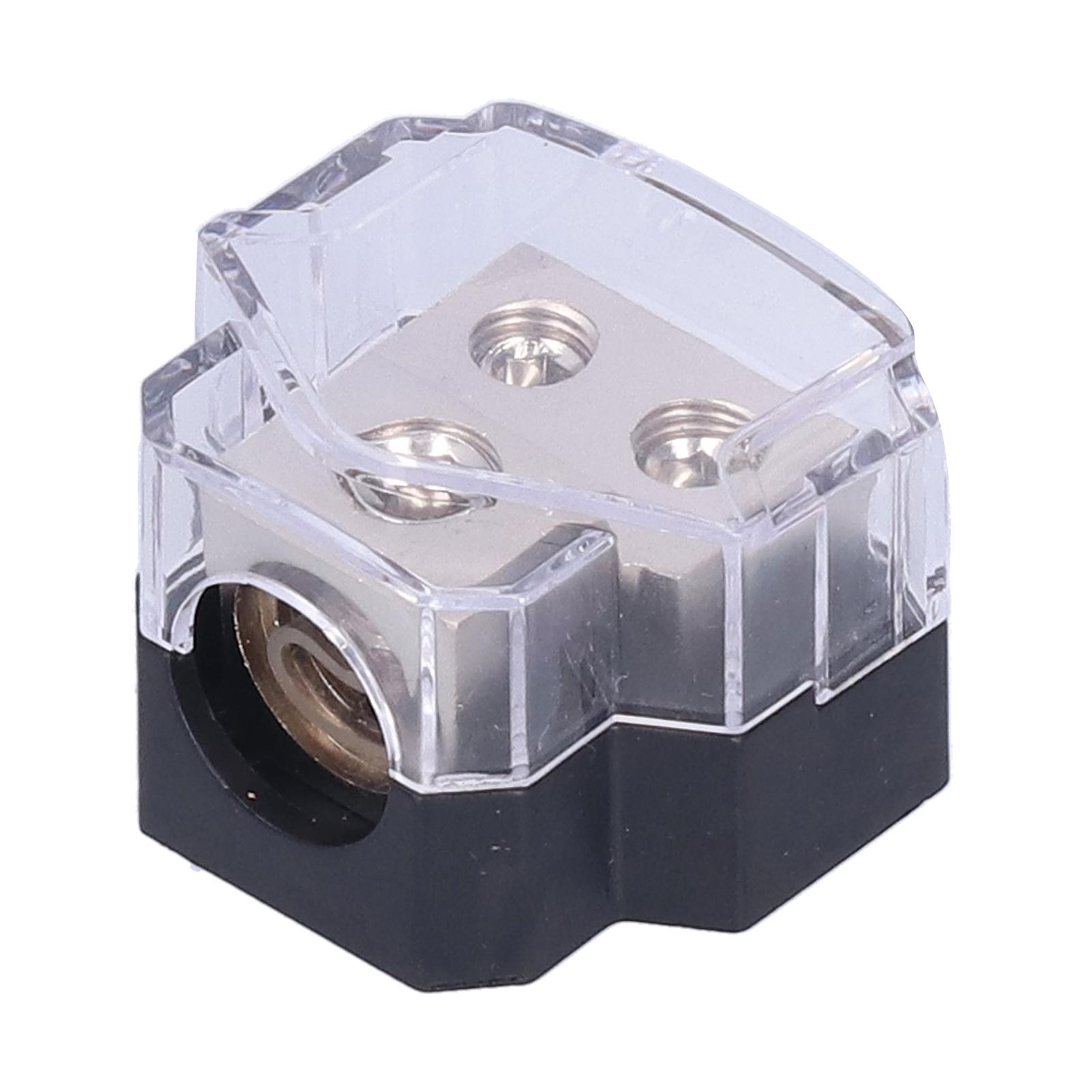 

1 In 2 Out Power Distribution Block Fuse Holder 60A for Car Trucks Boats RVs