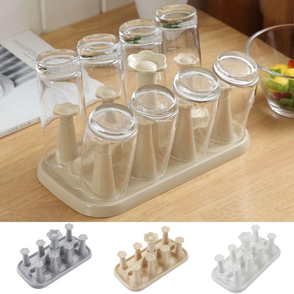 Detachable Drain Cup Holder Plastic Water Cup Holder Durable Kitchen Storage Rack  Desktop