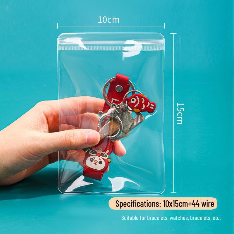 

Высокопрозрачный антиокислительный ювелирный пакет с застежкой-молнией