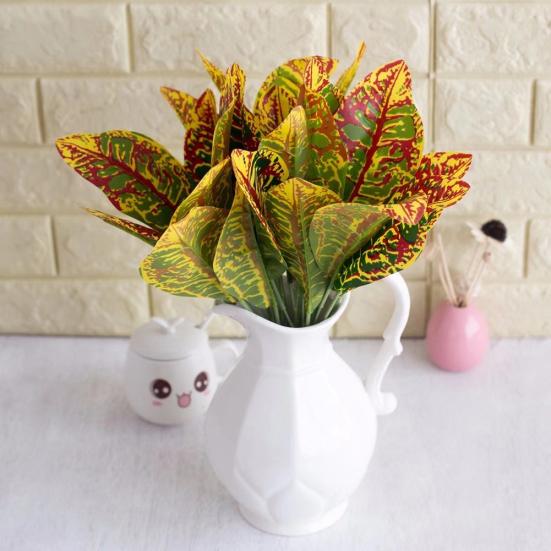 1Pc Plantas artificiais falsas perenes à prova d'água para casa, hotel, decoração imarcescível