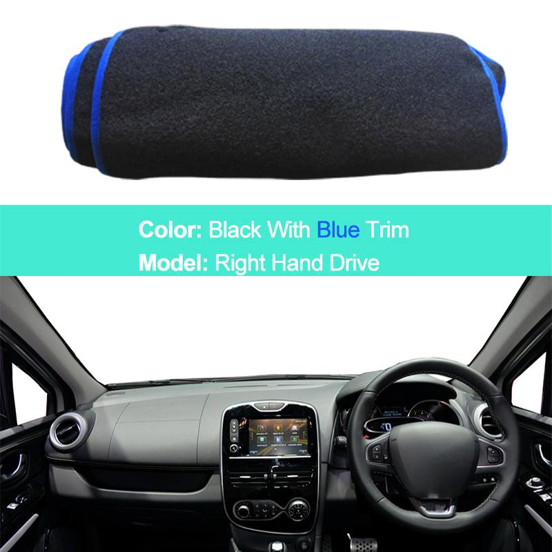 Car Dashboard Cover for Renault Clio Lutecia 4 IV 2013- Carpet Dashboard Pad Sun Protection UV Cushion Car Accessories