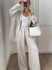 "2026 European & American Casual Cotton-Linen Two-Piece Set: Loose Long-Sleeved Shirt & Pants”