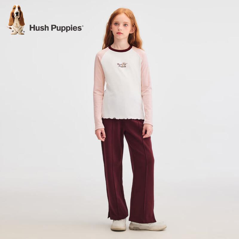 Hush Puppies Girls' Raglan Sleeve Base Layer T-Shirt