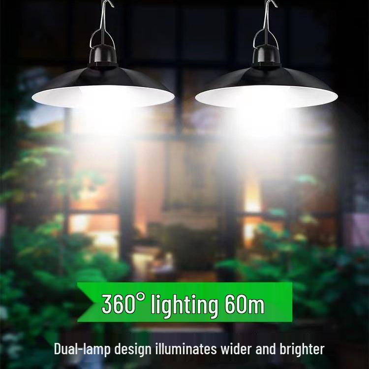Solar-Powered Waterproof Tent Light: Indoor/Outdoor Pendant with Light Control