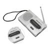 Radio de poche portable AM FM compacte fonctionnant avec 2 piles AA avec écouteur pour une utilisation à la maison et en extérieur Radio, Radio à piles, Lecteur, Piles, Prise,