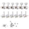 6L6R Configuration Guitar Tuning Pegs Smooth Tuning Machine Heads  For Guitar Repair
